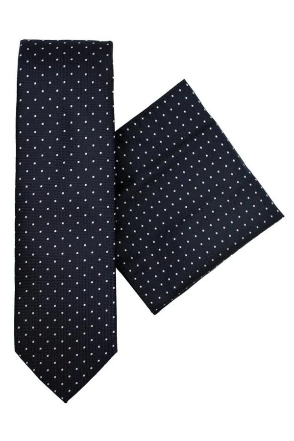 White Polka Set