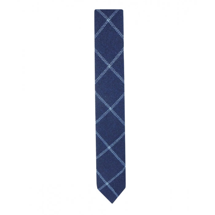 Boys Navy Tweed Tie