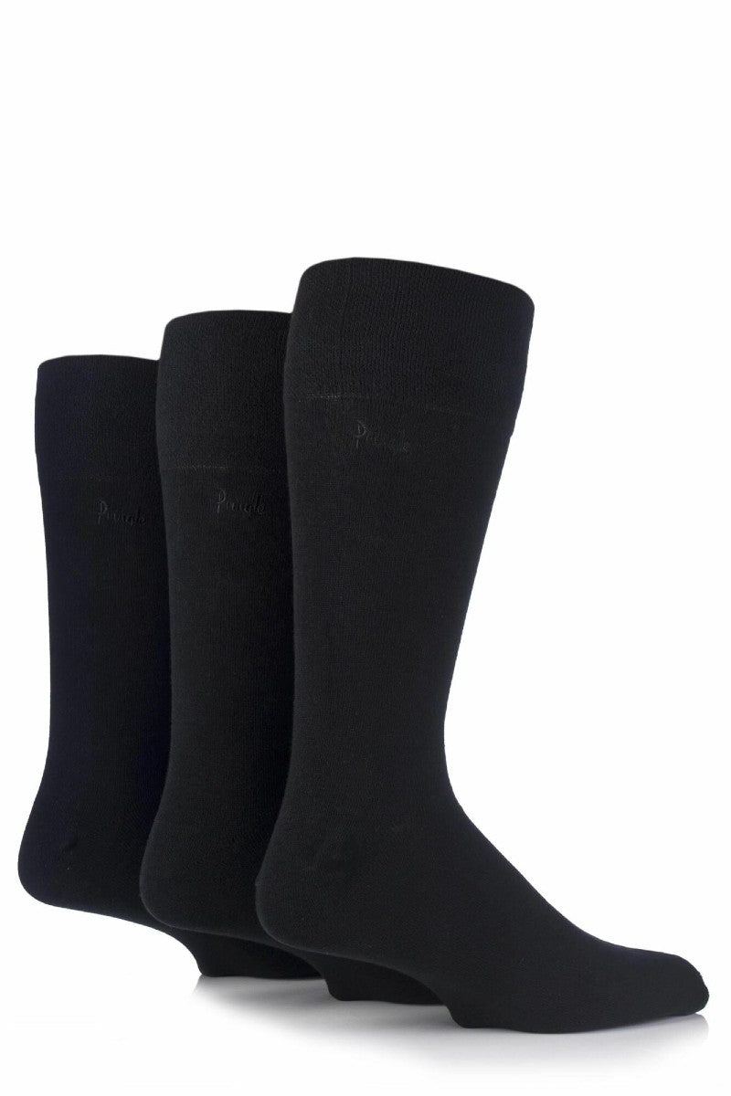 Black Soft Grip Socks