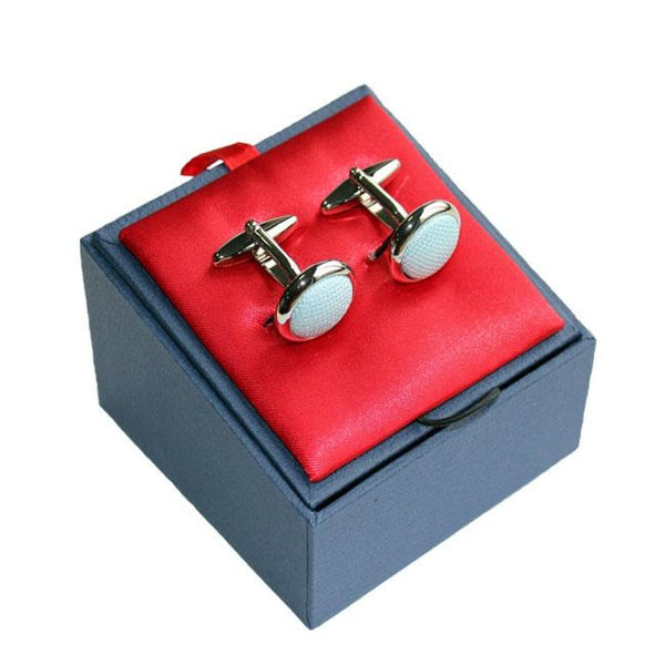 Cufflinks for Men Silver Blank Cuff Links and Tie Clip Set Gifts for Men  Fath