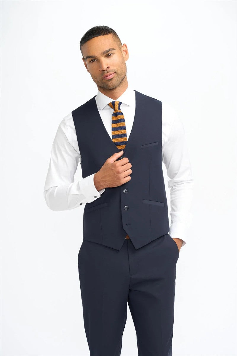 Navy Malibu Waistcoat