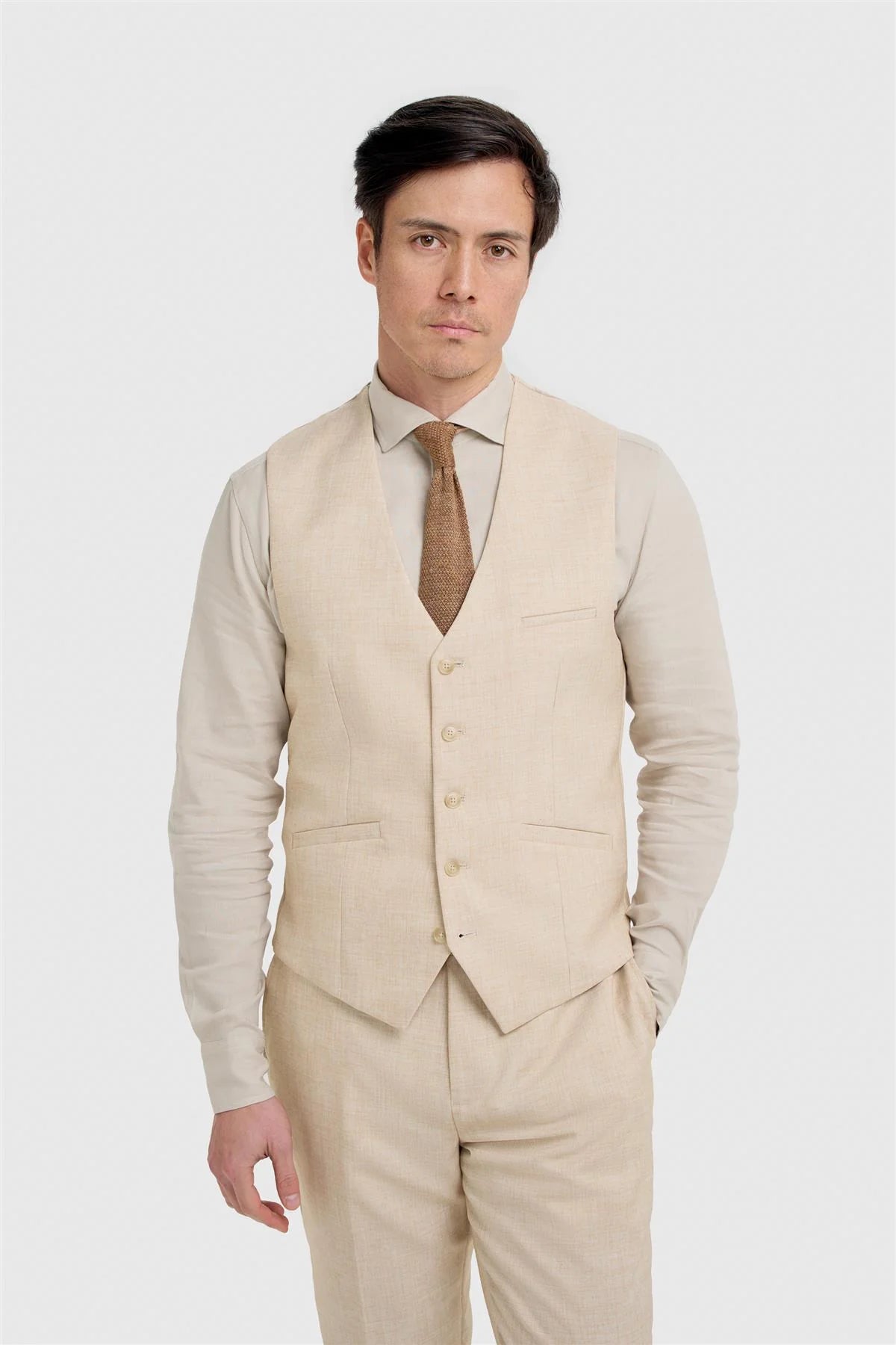 Malibu Beige Waistcoat