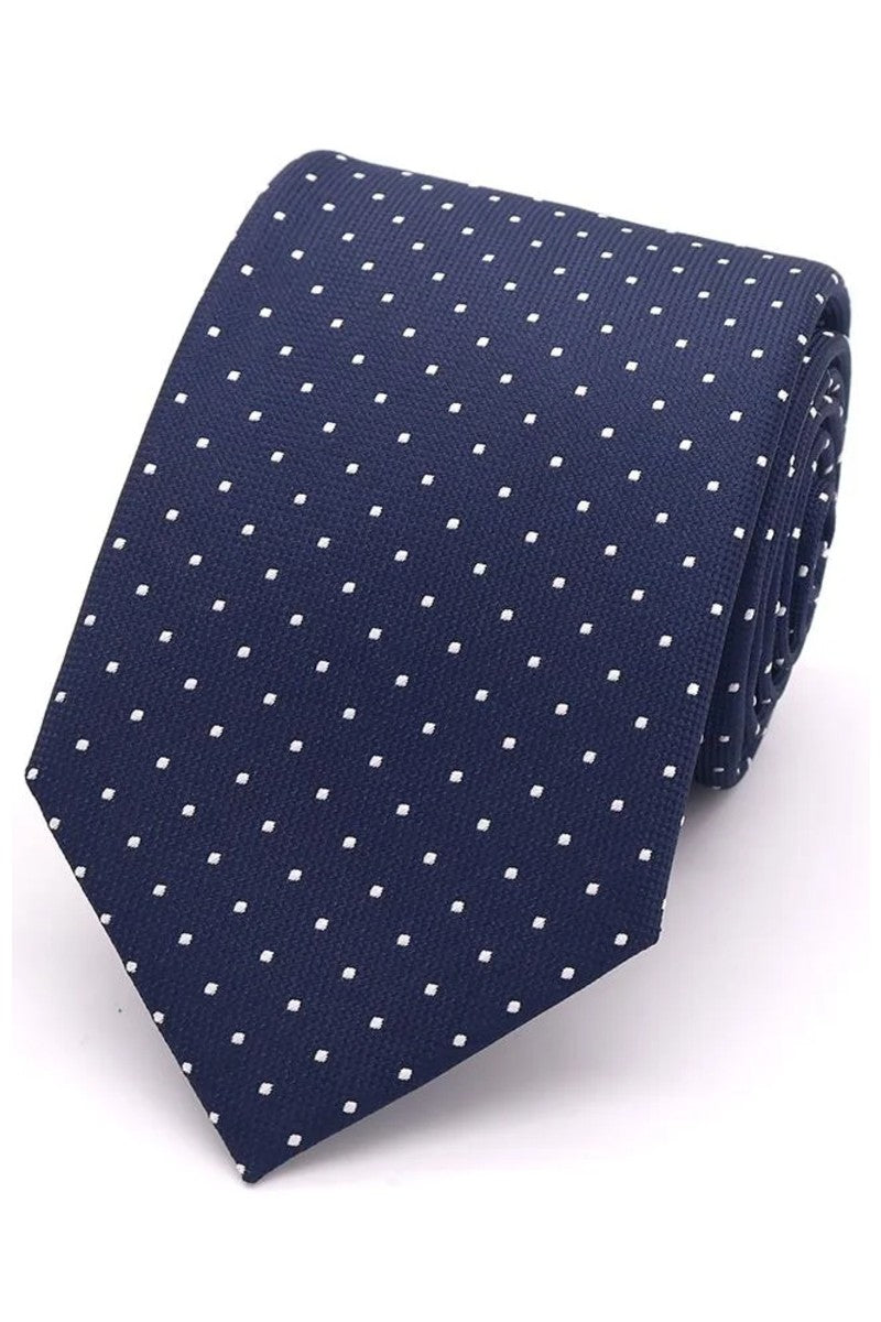 Mix-and-Match Polka Dot Tie - Navy
