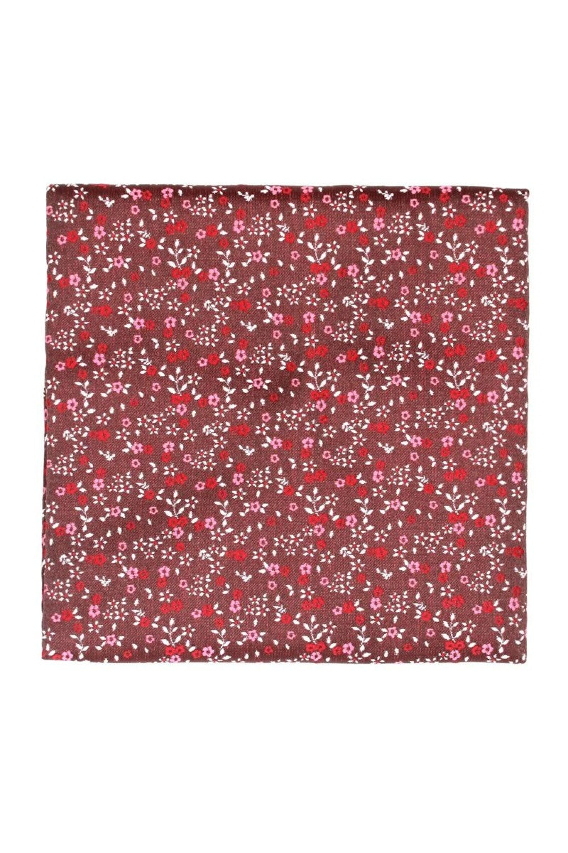 TPH1913/1 Mini Floral Hank - Pink On Brown