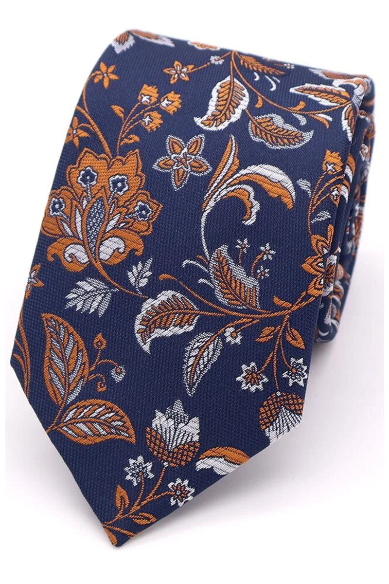 Mix-and-Match Large Floral Tie - Warm Spice