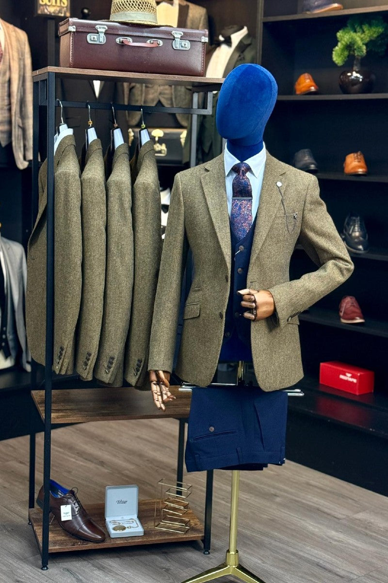 Thomas Brown Blazer With Charlton Navy Waistcoat & Trousers