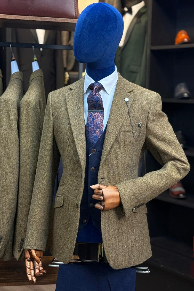 Thomas Brown Blazer With Charlton Navy Waistcoat & Trousers