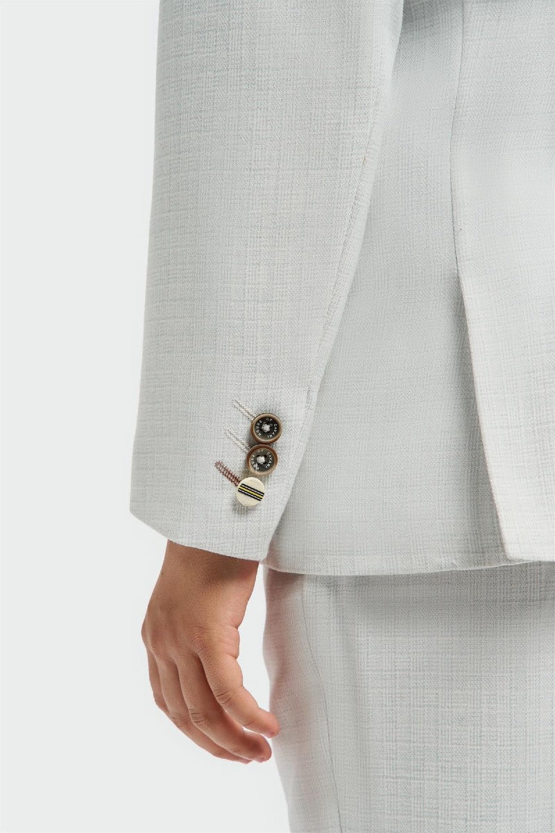 Tropez Slate Three Piece Suit
