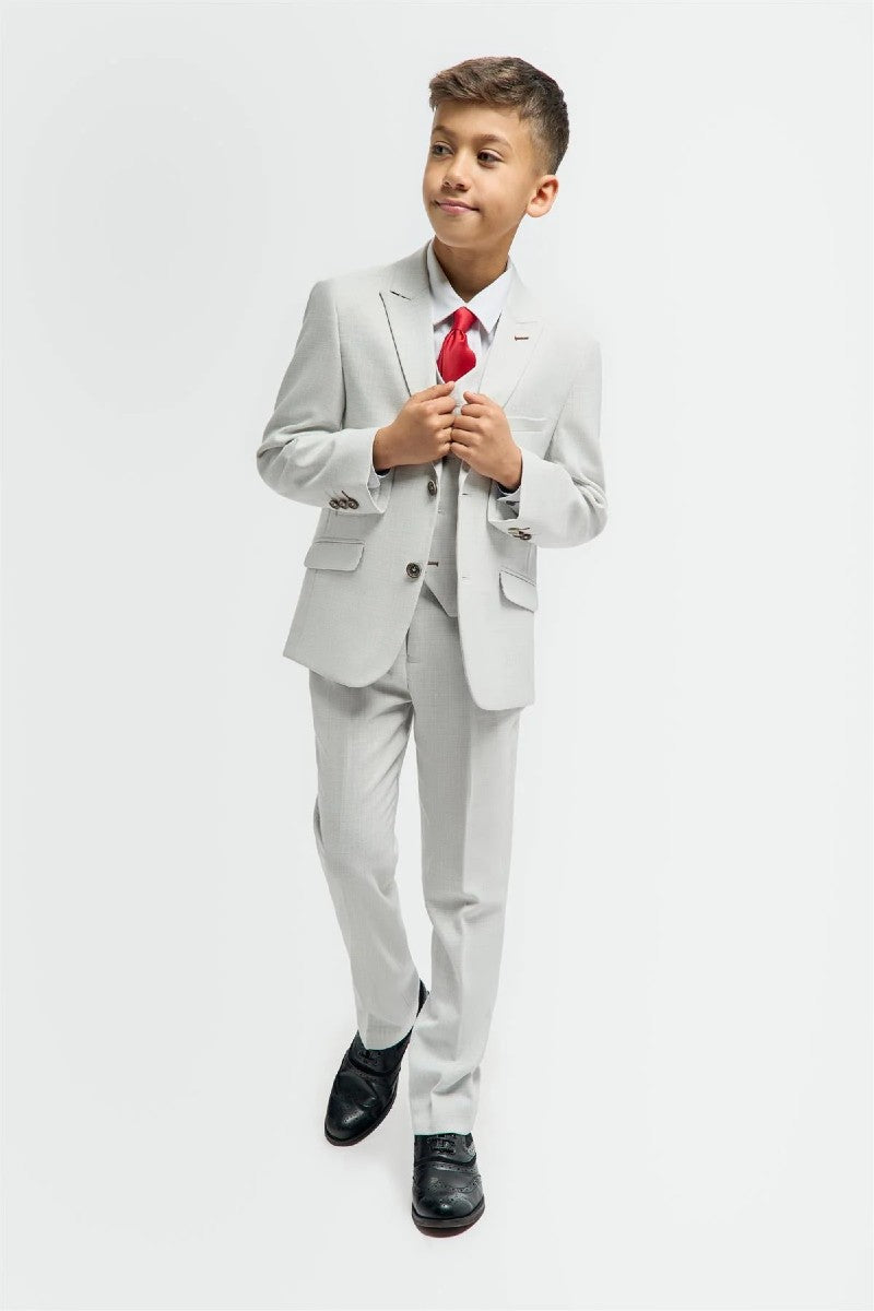 Tropez Slate Three Piece Suit