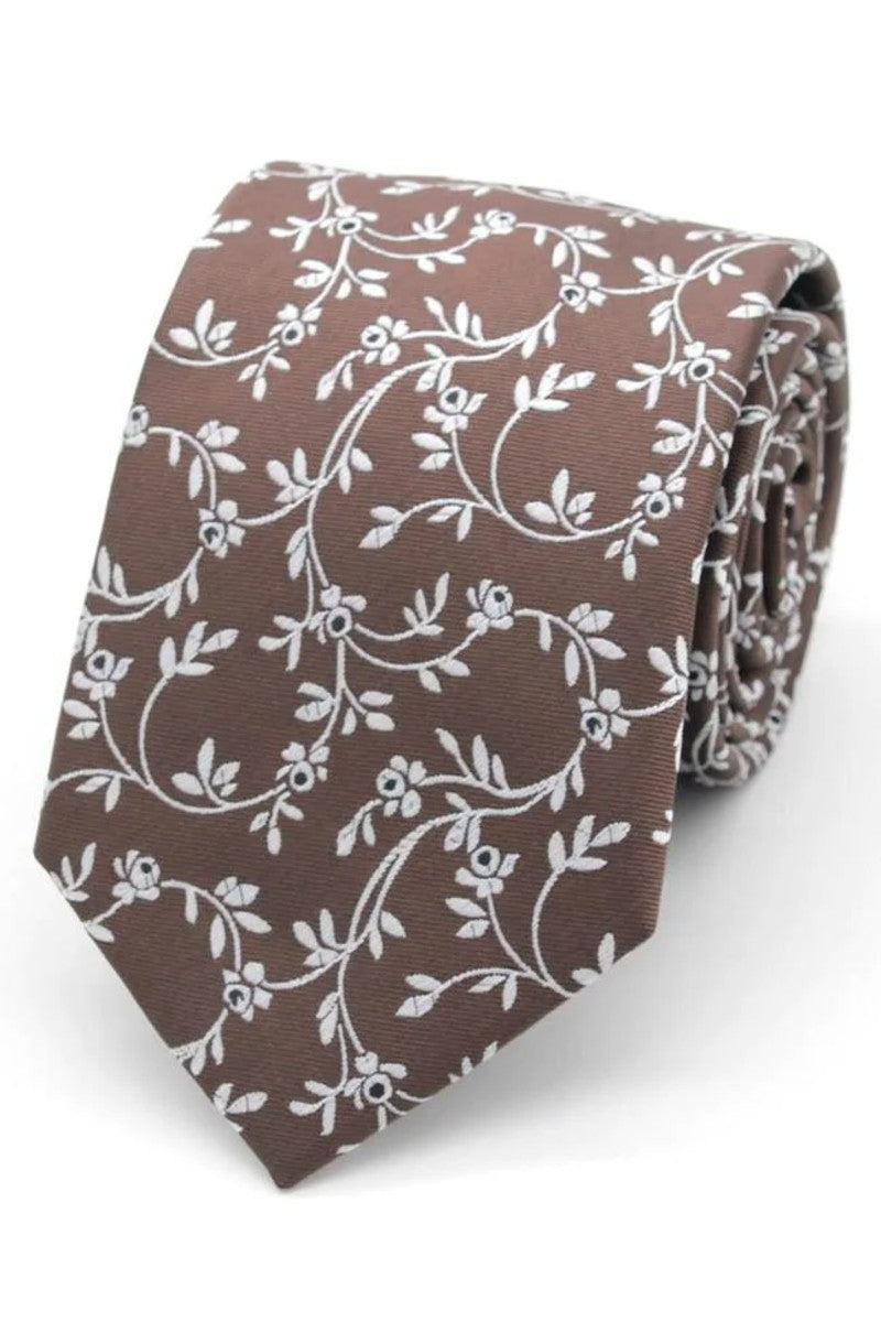 Leafy Floral Tie