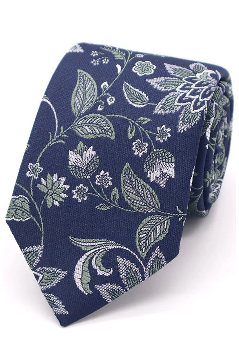 Mix-and-Match Large Floral Tie - Sage