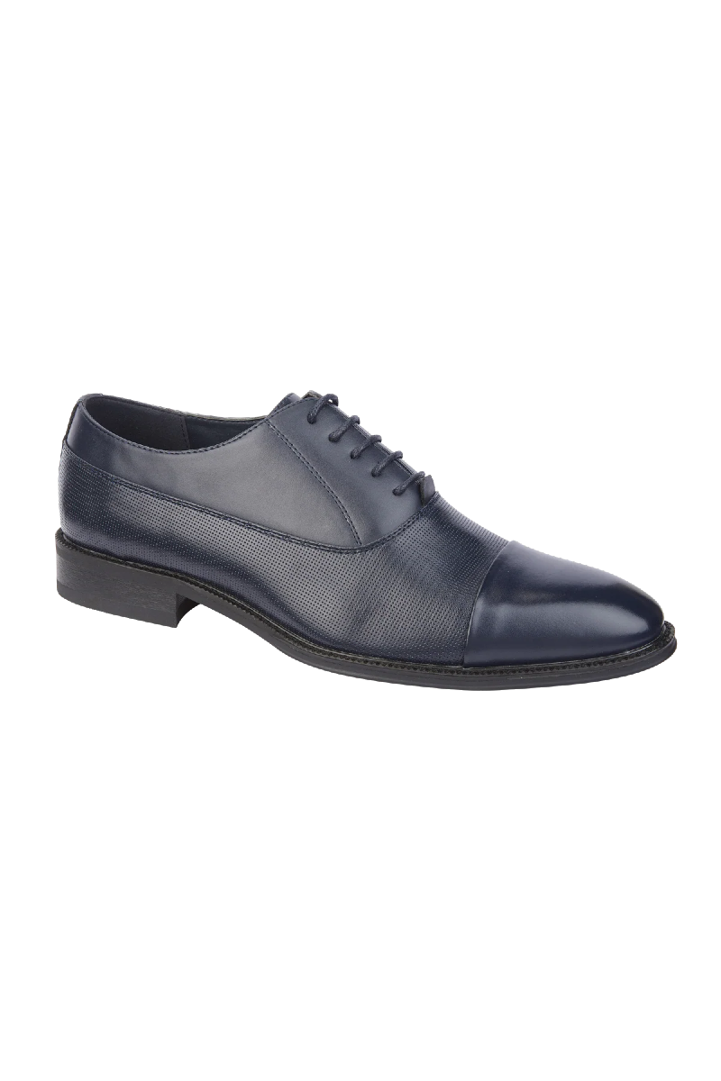 GOOR Oxford Navy Shoe