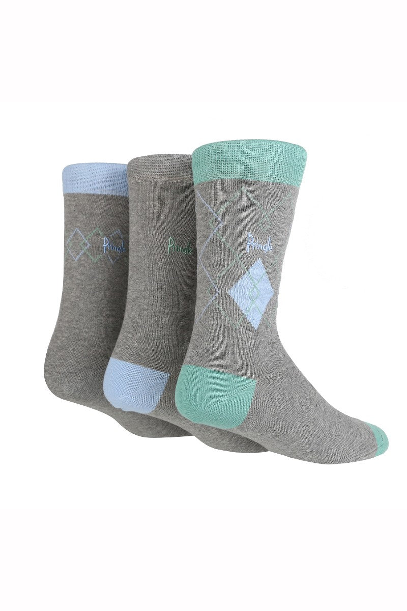Grey &amp; Blue Socks