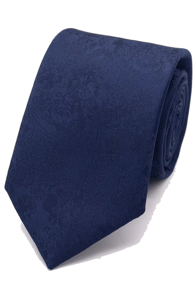 F8006/3 Mix-and-Match Pretty Floral Tie - Navy
