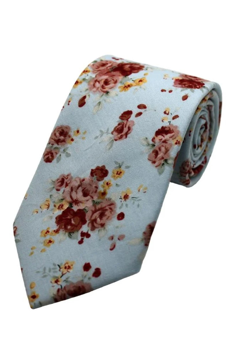 Vintage Floral Print Tie