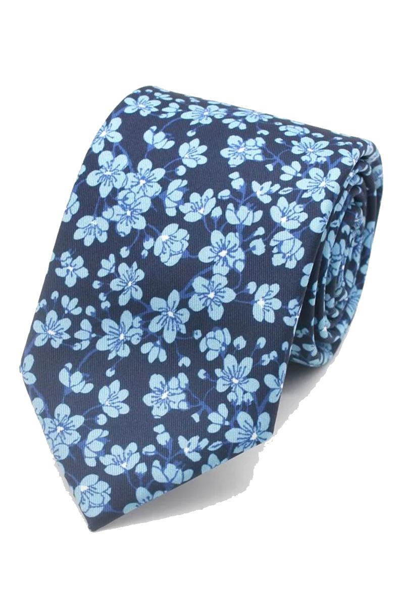 Paisley Tie - Gold/Navy