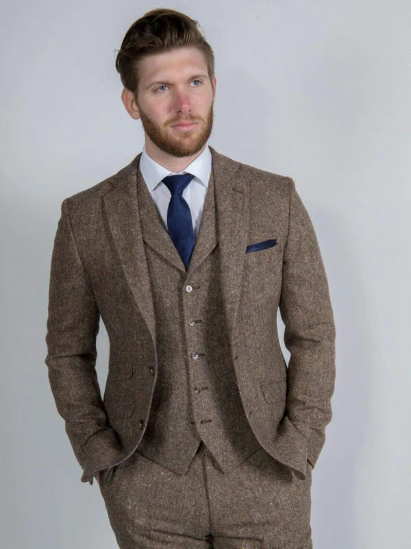 Elton Donegal Tweed Waistcoat