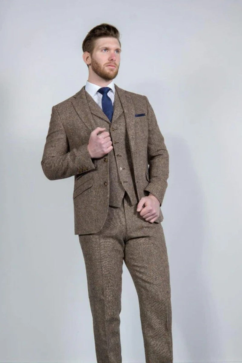 Elton Donegal Tweed Trousers