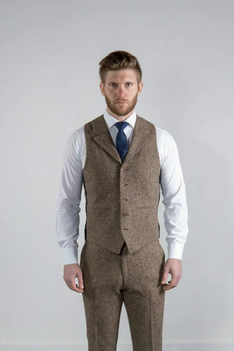 Elton Donegal Tweed Waistcoat