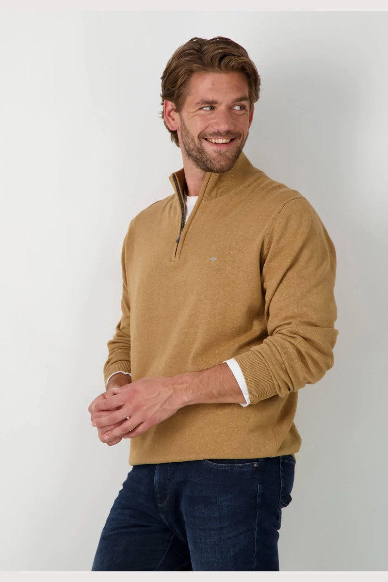 【BAON】[unisex] Curie Button V-neck Pocket Quilted Jumper Jumpers - EsquireFormalWear