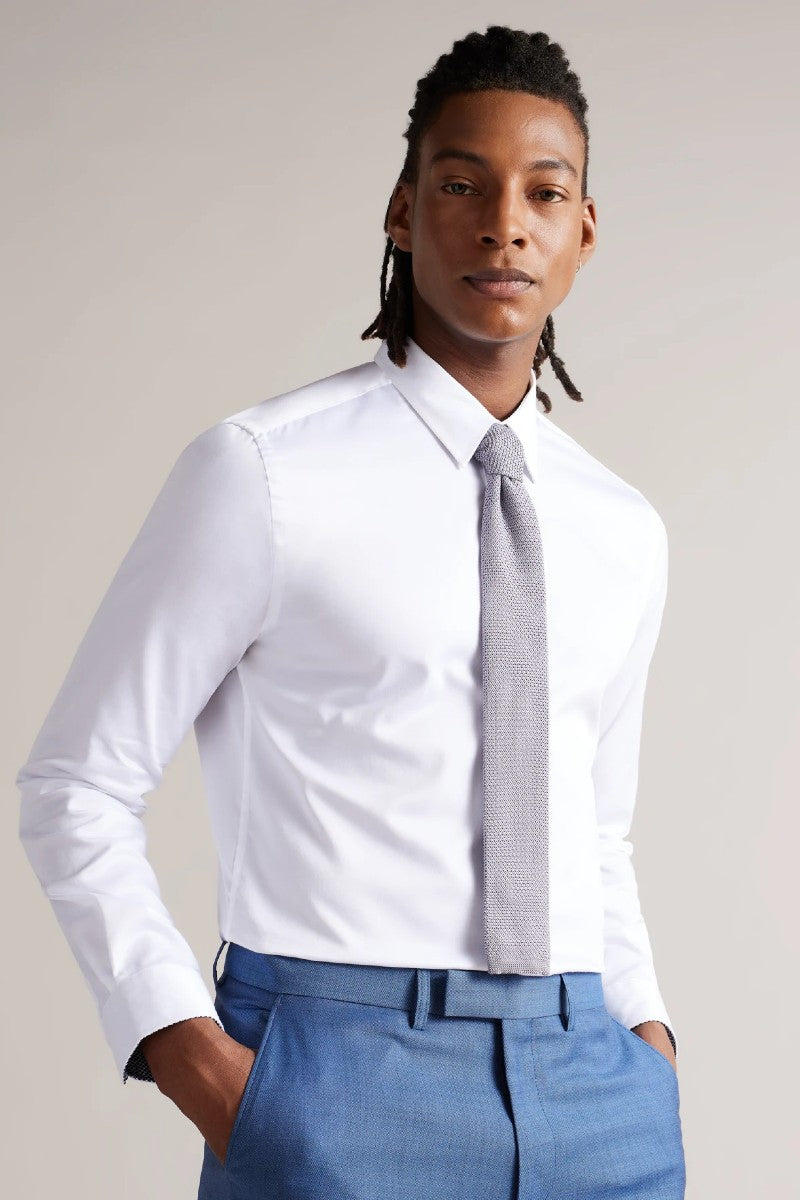 Ted Baker White Shirt Slim Fit - EsquireFormalWear Ted Baker White Shirt Slim Fit - EsquireFormalWear
