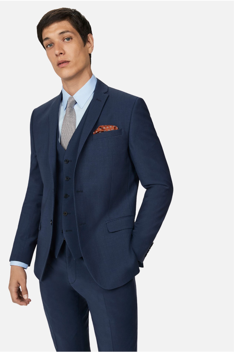 Ted Baker Plain Three Piece Suit