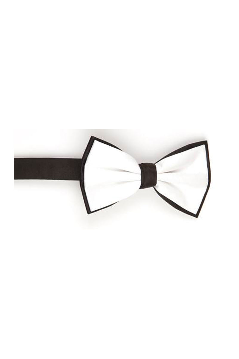 Black &amp; White Bow Tie