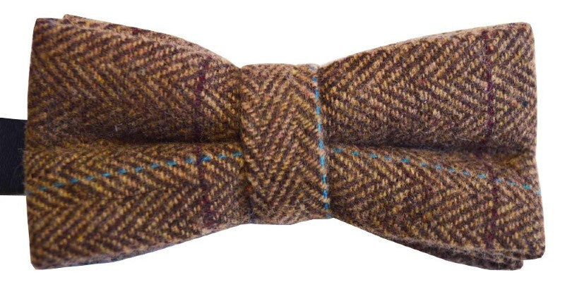 Tweed Check Bow Tie