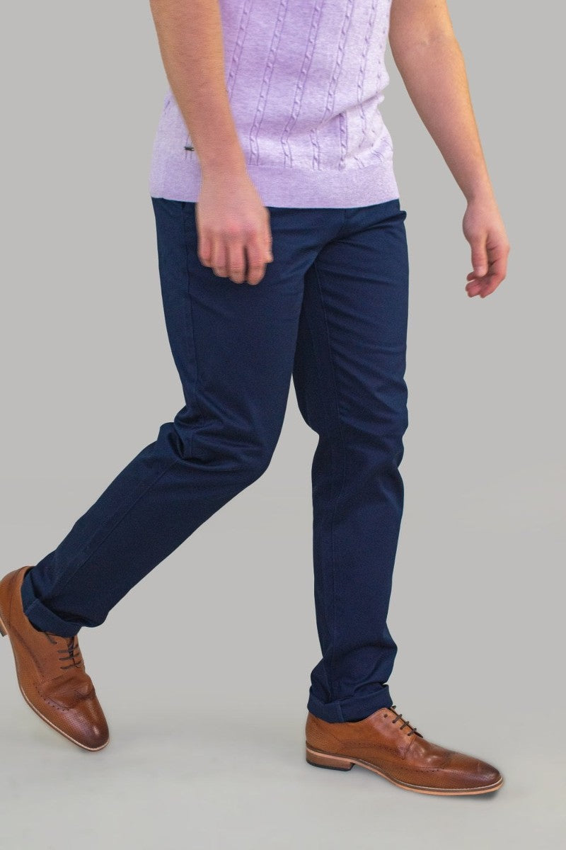 Slim Fit Chino trousers | Dark Blue | Jack & Jones®