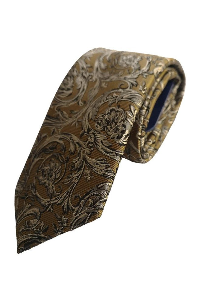 Gold Damask Tie