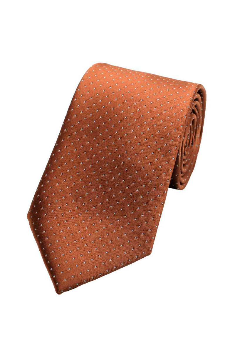 Orange Polka Tie