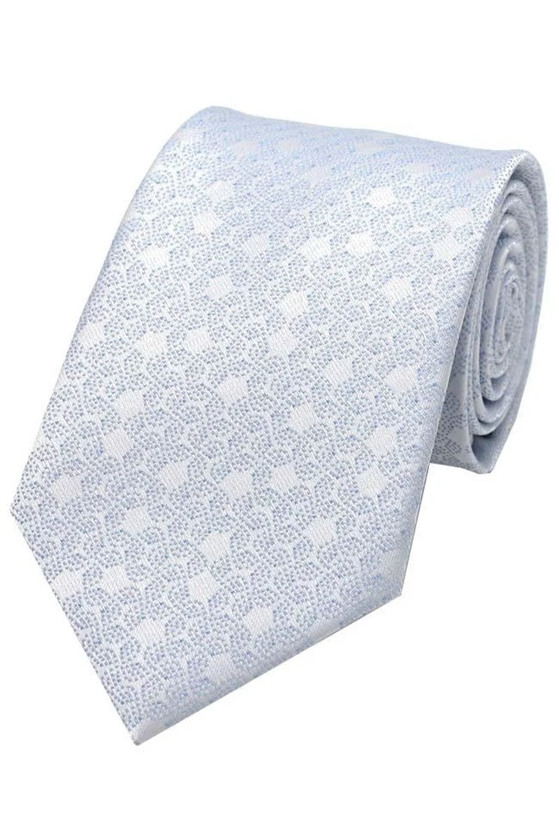 Silver Blue Tie