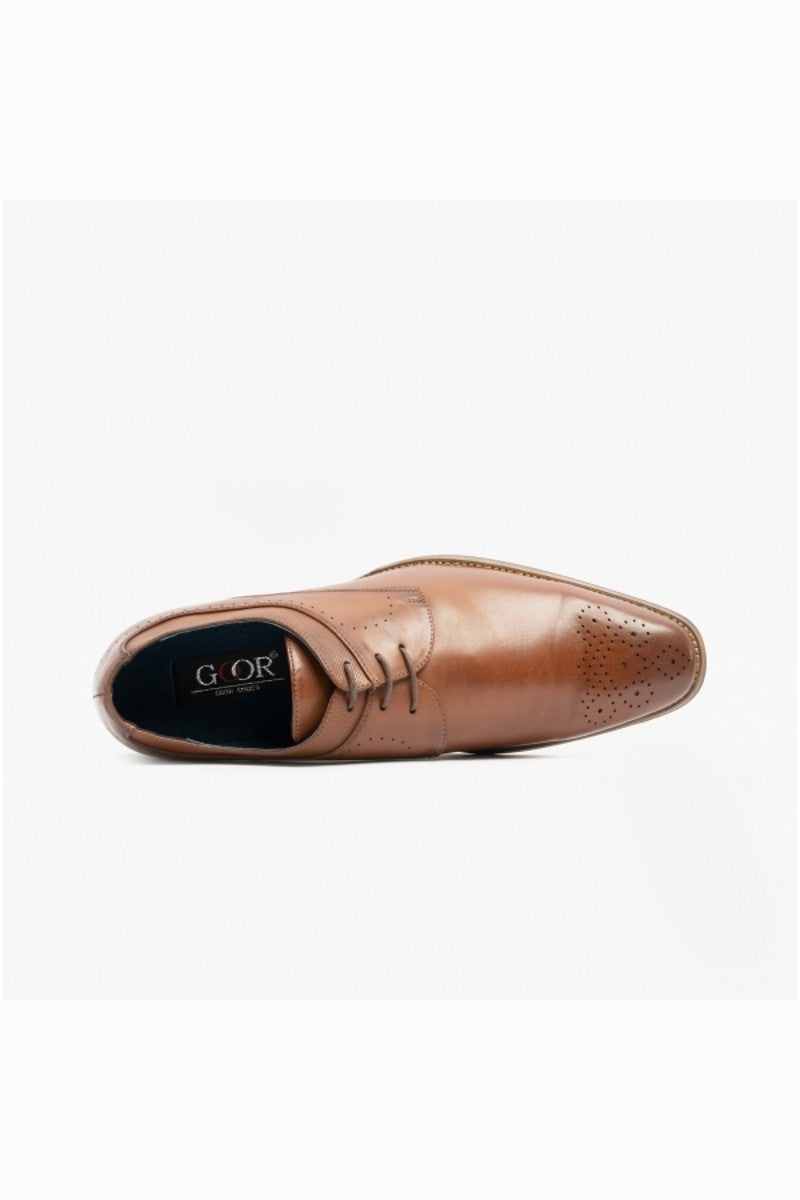 Goor Gibson Dark Tan Shoe