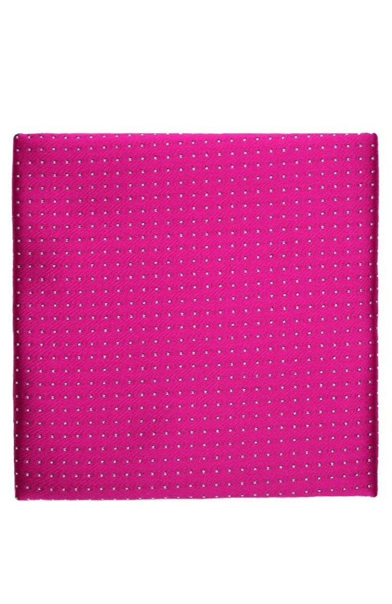 Pink Polka Pocket Square