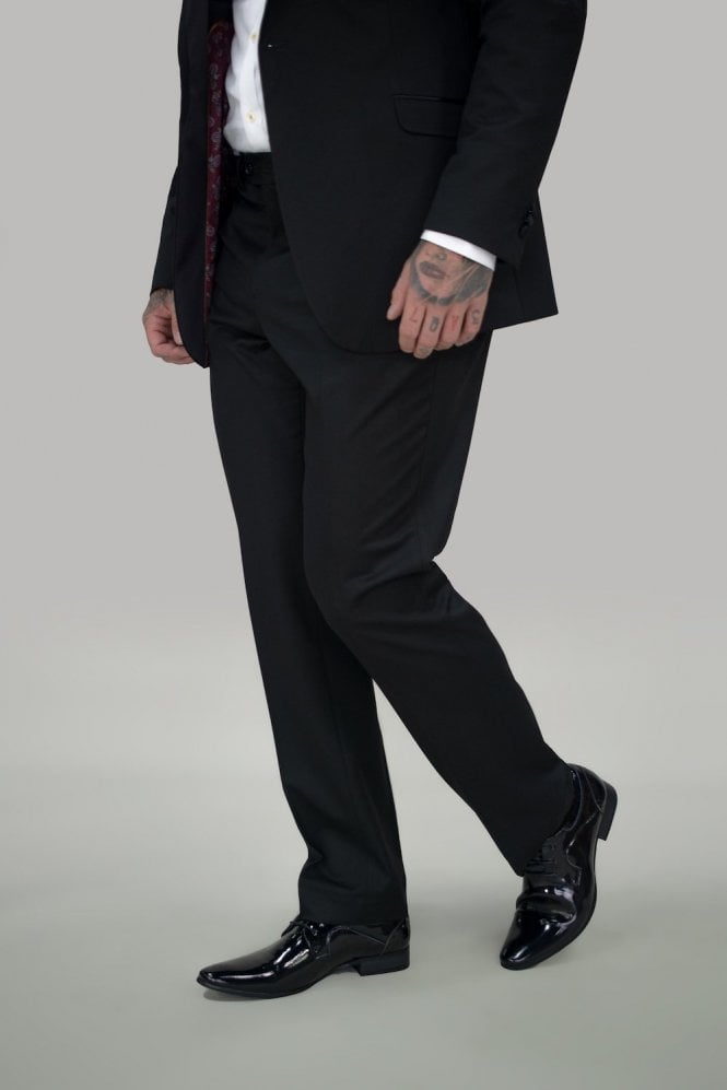 HUSH Amanda Slim Fit Suit Trousers, Black at John Lewis & Partners