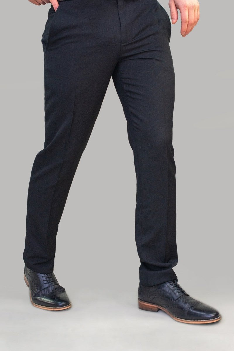 Lars Amadeus Big & Tall Men's Cropped Pants Slim Fit Ankle-Length Dress  Pants - Walmart.com